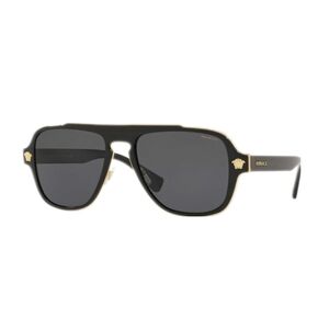 Versace Black Unisex Sunglasses